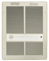 TPI HF3315TRP Heater, 10.8/12.5 A, 208/240 V, 5120 to 10240 Btu, 175 cfm Air, Ivory